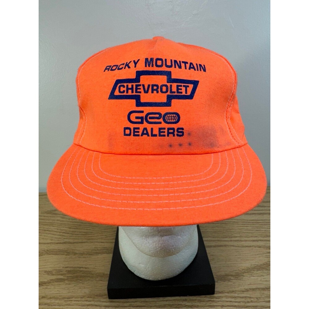 Vintage Rocky Mountain Chevrolet Geo Dealers‎ SnapBack Hat USA